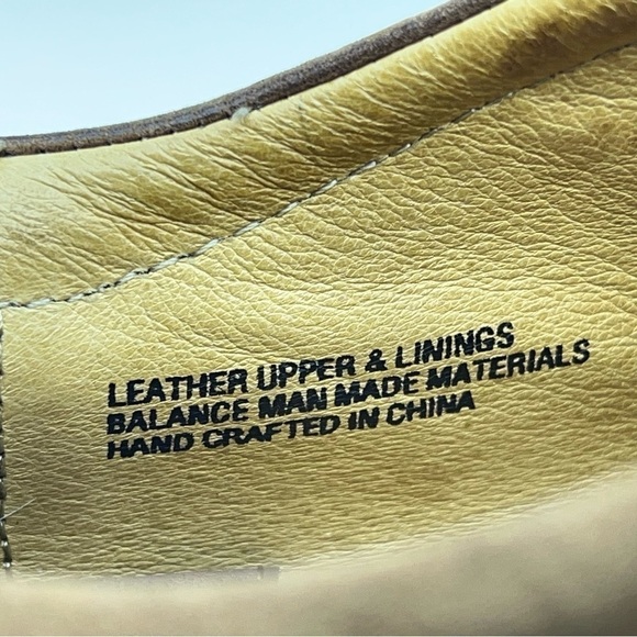 Born Oxford Sneaker Nubuck Brown Leather Gorp Western Southwestern Hippie Boho 8 - Picture 15 of 15